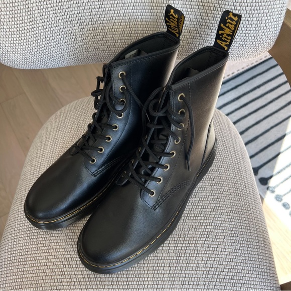 Dr Martens Zavala Combat Boots - Black main image 8